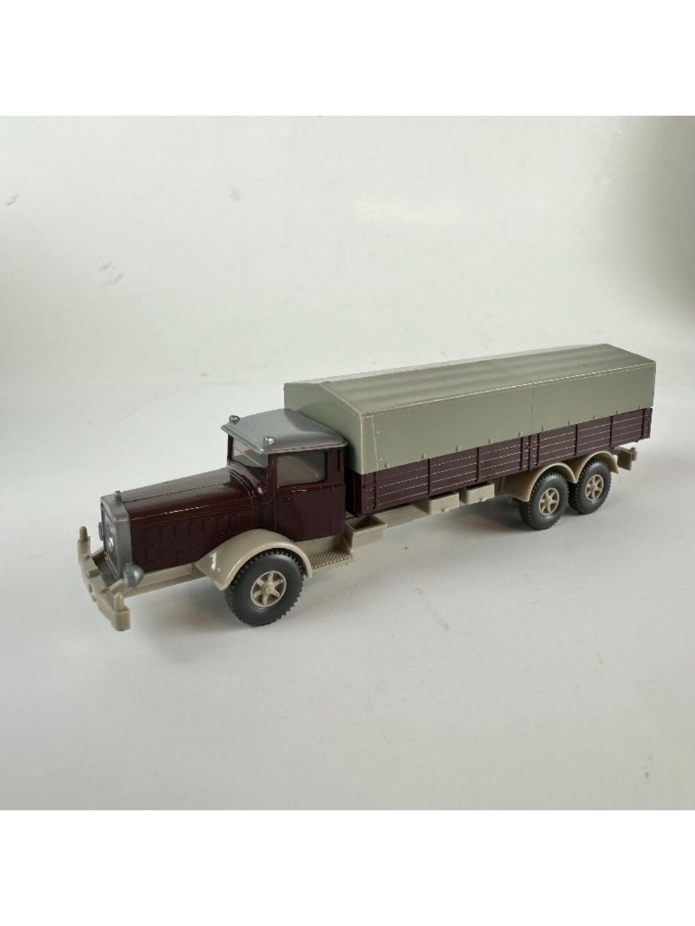 Vintage Wiking Plastic Mercedes L 10000 Covered Truck #3430